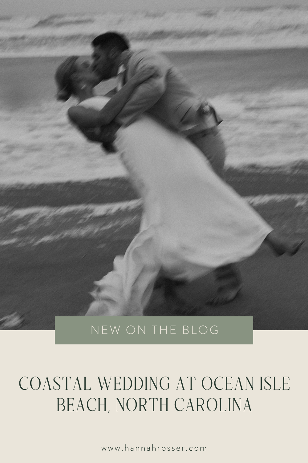 Coastal Wedding at Ocean Isle Beach, NC by Hannah Rosser Photography