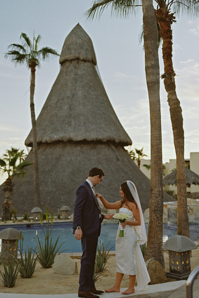 wedding resort couple captured by photographer building client relationships