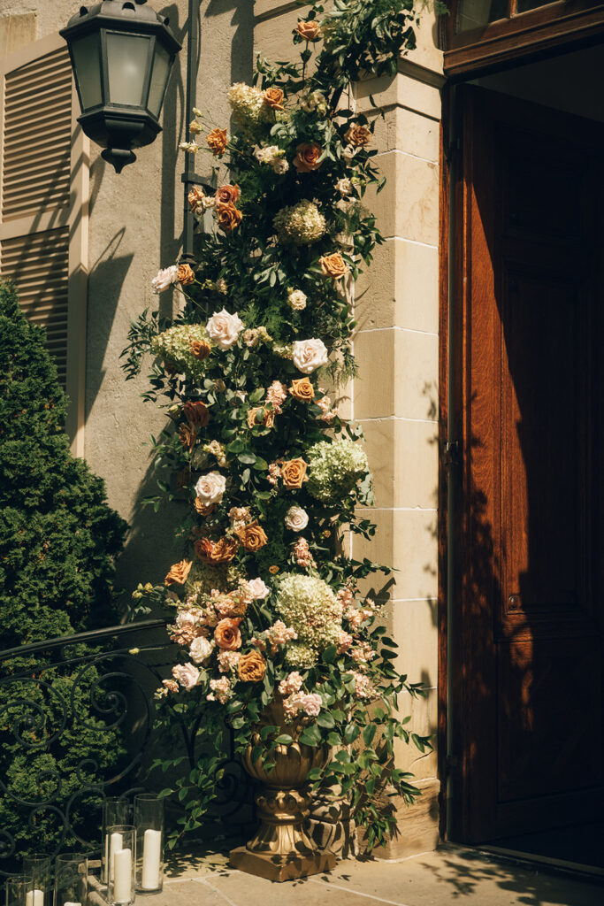 floral wedding arch decor